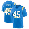 Elroe LA.Chargers #45 Tuli Tuipulotu Player Blue Home Game Stitched Jerseys