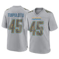 Elroe LA.Chargers #45 Tuli Tuipulotu Player Gray Atmosphere Fashion Home Game Stitched Jerseys