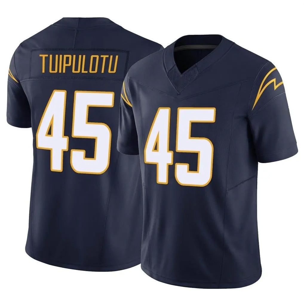 Elroe LA.Chargers #45 Tuli Tuipulotu Player Navy Limited Vapor F.U.S.E. Home Game Stitched Jerseys