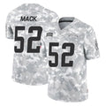 Elroe LA.Chargers #52 Khalil Mack Player Arctic Camo Salute To Service Limited Game Stitched Jerseys