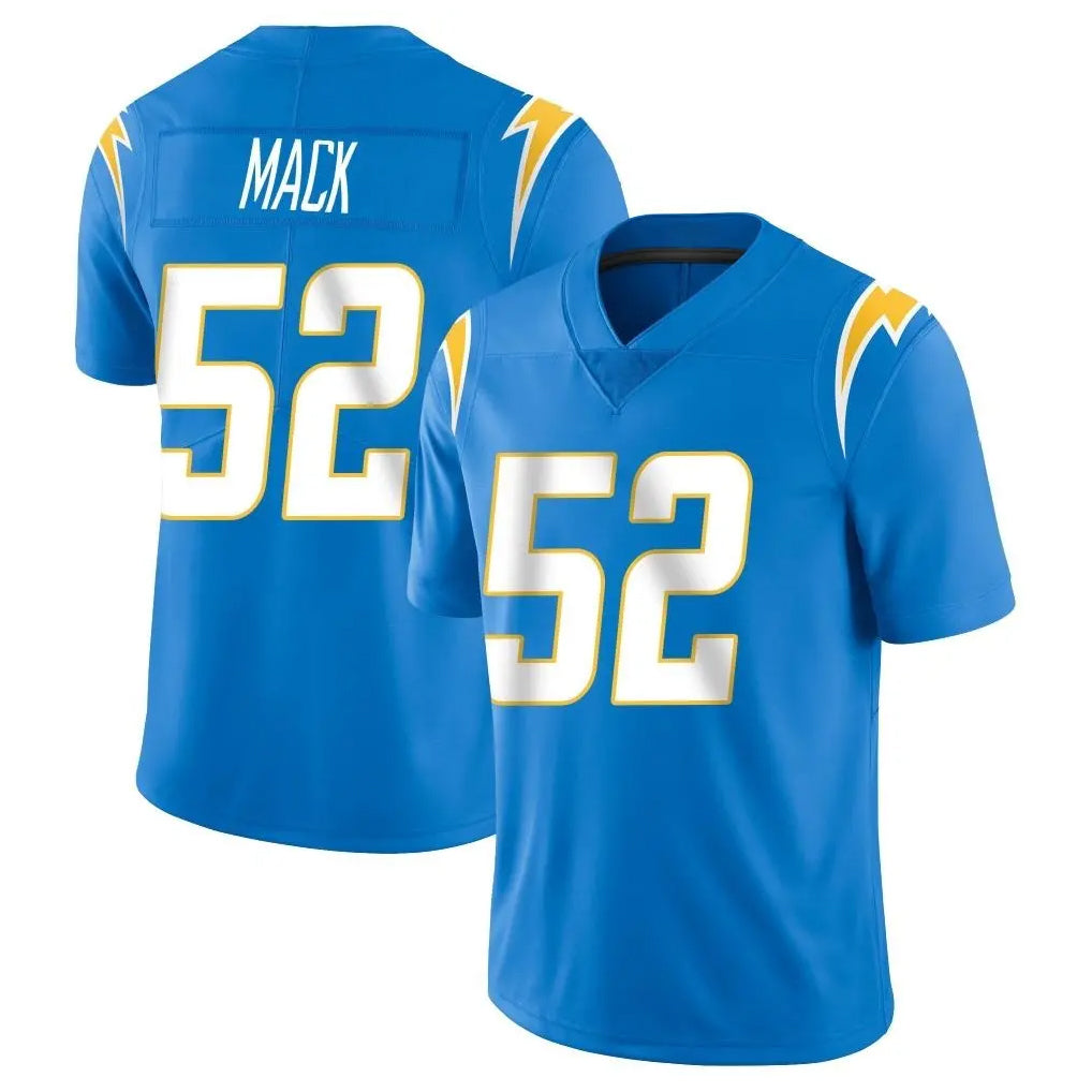 Elroe LA.Chargers #52 Khalil Mack Player Blue Limited Vapor Untouchable Home Game Stitched Jerseys