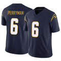 Elroe LA.Chargers #6 Denzel Perryman Player Navy Limited Vapor F.U.S.E. Home Game Stitched Jerseys