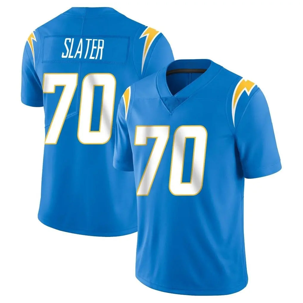 Elroe LA.Chargers #70 Rashawn Slater Player Blue Limited Vapor Untouchable Home Game Stitched Jerseys