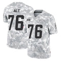 Elroe LA.Chargers #76 Joe Alt Player Arctic Camo Salute To Service Limited Game Stitched Jerseys