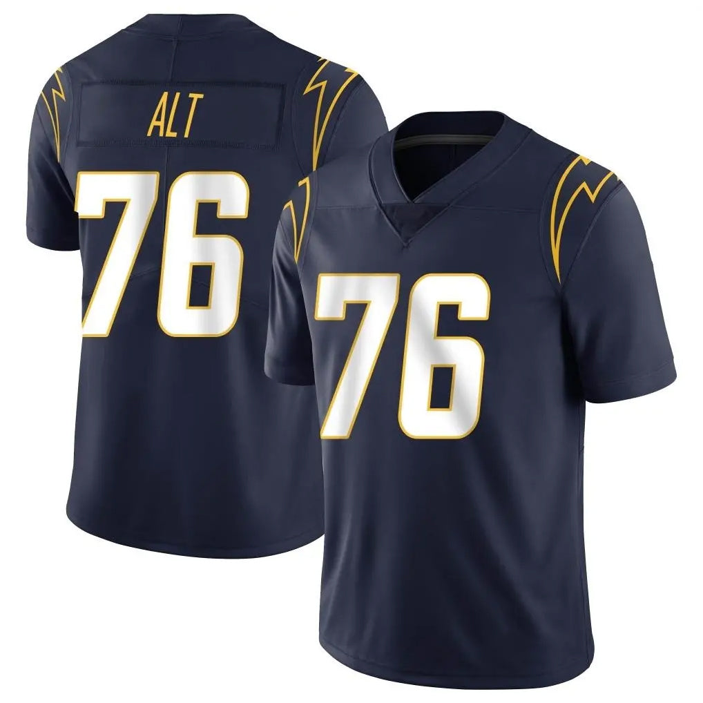Elroe LA.Chargers #76 Joe Alt Player Navy Limited Vapor Untouchable Home Game Stitched Jerseys