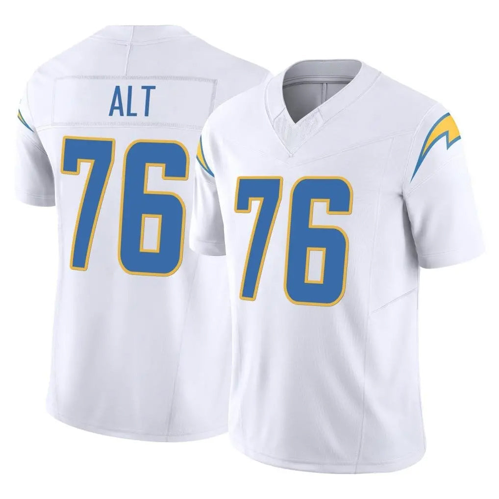 Elroe LA.Chargers #76 Joe Alt Player White Limited Vapor F.U.S.E. Home Game Stitched Jerseys