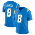 Elroe LA.Chargers #8 Omarion Hampton Player Blue Limited Vapor Untouchable Home Game Stitched Jerseys