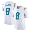 Elroe LA.Chargers #8 Omarion Hampton Player White Limited Vapor Untouchable Home Game Stitched Jerseys