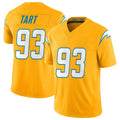 Elroe LA.Chargers #93 Teair Tart Player Gold Limited Vapor F.U.S.E. Home Game Stitched Jerseys