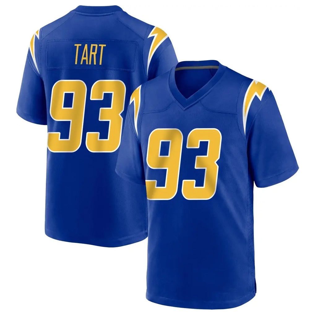 Elroe LA.Chargers #93 Teair Tart Player Royal Home Game Stitched Jerseys