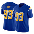 Elroe LA.Chargers #93 Teair Tart Player Royal Limited Vapor F.U.S.E. Home Game Stitched Jerseys