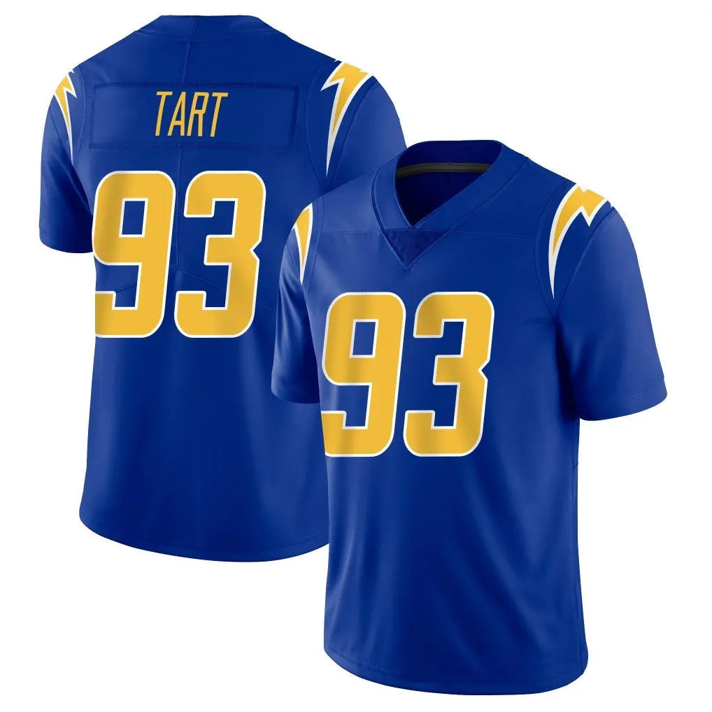 Elroe LA.Chargers #93 Teair Tart Player Royal Limited Vapor Home Game Stitched Jerseys