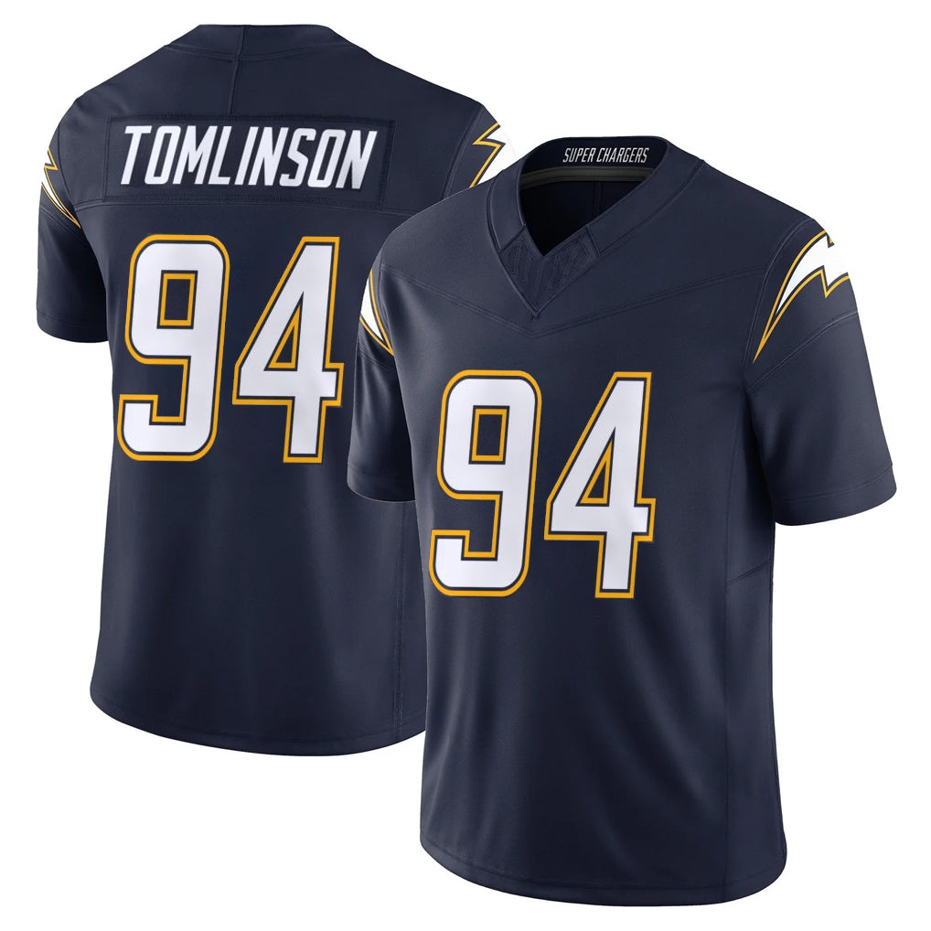 Elroe LA.Chargers #94 Dalvin Tomlinson Player Navy Vapor F.U.S.E. Limited Home Game Stitched Jerseys