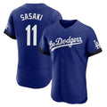 Elroe LA.Dodgers #11 Roki Sasaki Player Royal City Connect Elite Home Stitched Jerseys