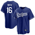 Elroe LA.Dodgers #16 Will Smith Player Royal Game Stitched Jerseys
