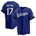 Elroe LA.Dodgers #17 Shohei Ohtani Player Royal City Connect Home Game Stitched Jerseys