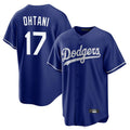 Elroe LA.Dodgers #17 Shohei Ohtani Player Royal Home Game Stitched Jerseys