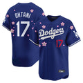 Elroe LA.Dodgers #17 Shohei Ohtani Player Royal Tokyo Series Vapor Premier Limited Stitched Jerseys