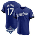 Elroe LA.Dodgers #17 Shohei Ohtani Player Royal World Series Meet City Connect Elite Home Stitched Jerseys