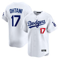 Elroe LA.Dodgers #17 Shohei Ohtani Player White Limited Home Stitched Jerseys