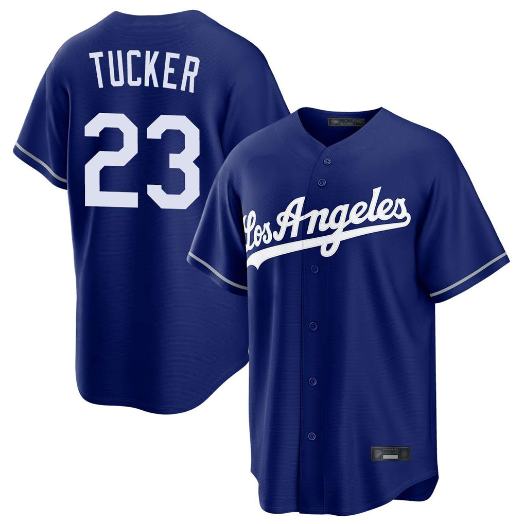 Elroe LA.Dodgers #23 Kyle Tucker Player Royal Game Stitched Jerseys