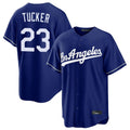 Elroe LA.Dodgers #23 Kyle Tucker Player Royal Game Stitched Jerseys