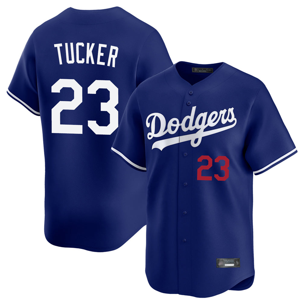 Elroe LA.Dodgers #23 Kyle Tucker Player Royal Limited Home Stitched Jerseys