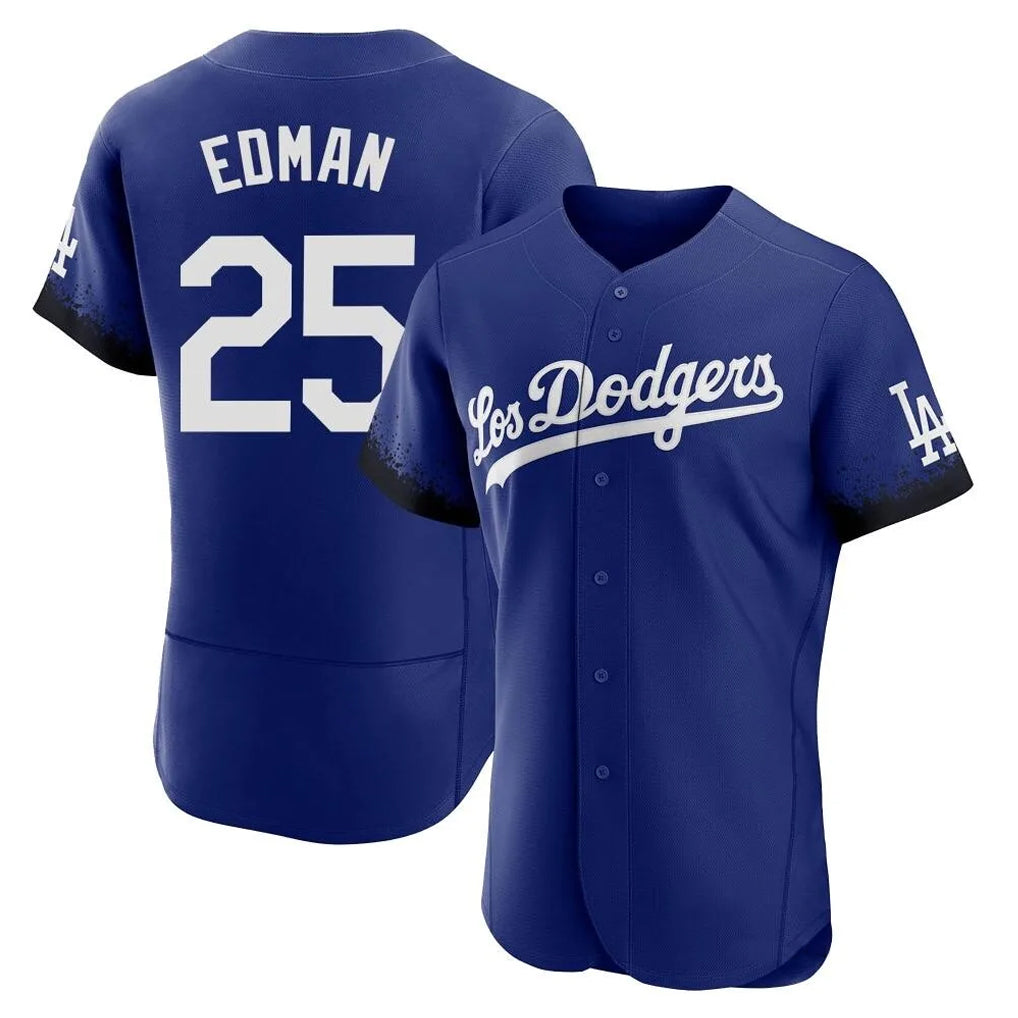 Elroe LA.Dodgers #25 Tommy Edman Player Royal City Connect Elite Home Stitched Jerseys