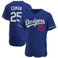 Elroe LA.Dodgers #25 Tommy Edman Player Royal Limited Elite Home Stitched Jerseys