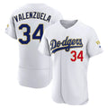 Elroe LA.Dodgers #34 Fernando Valenzuela Player Gold White 2026 Collection Stadium Limited Elite Stitched Jerseys