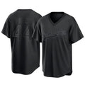 Elroe LA.Dodgers #44 Andy Pages Player Black Pitch Fashion T-shirt Stitched Jerseys