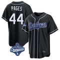 Elroe LA.Dodgers #44 Andy Pages Player Black World Series Meet Carbon Limited Home Stitched Jerseys