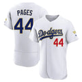 Elroe LA.Dodgers #44 Andy Pages Player Gold White 2026 Collection Stadium Limited Elite Stitched Jerseys