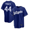Elroe LA.Dodgers #44 Andy Pages Player Royal Game Stitched Jerseys