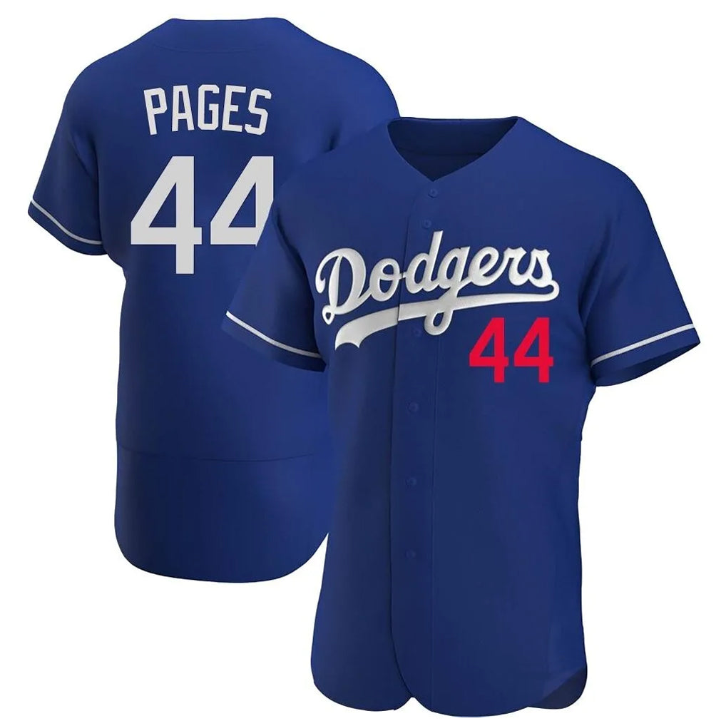 Elroe LA.Dodgers #44 Andy Pages Player Royal Limited Elite Home Stitched Jerseys