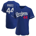 Elroe LA.Dodgers #44 Andy Pages Player Royal Limited Elite Home Stitched Jerseys