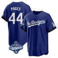 Elroe LA.Dodgers #44 Andy Pages Player Royal World Series Meet City Connect Home Game Stitched Jerseys