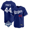 Elroe LA.Dodgers #44 Andy Pages Player Royal World Series Meet Limited Home Stitched Jerseys