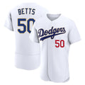 Elroe LA.Dodgers #50 Mookie Betts Player Gold White 2026 Collection Stadium Limited Elite Stitched Jerseys