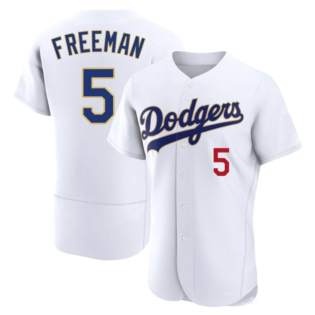 Elroe LA.Dodgers #5 Freddie Freeman Player White 2026 Collection Stadium Limited Elite Stitched Jerseys