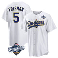 Elroe LA.Dodgers #5 Freddie Freeman Player White World Series 2026 Collection Stadium Game Stitched Jerseys