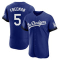 Elroe LA.Dodgers #5 Freddie Freeman Player Royal City Connect Elite Home Stitched Jerseys
