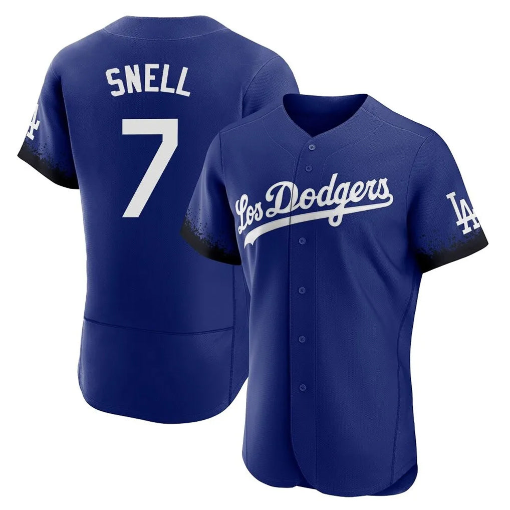 Elroe LA.Dodgers #7 Blake Snell Player Royal City Connect Elite Home Stitched Jerseys
