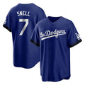 Elroe LA.Dodgers #7 Blake Snell Player Royal City Connect Home Game Stitched Jerseys