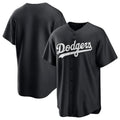 Elroe LA.Dodgers Blank Player Black Pitch Fashion T-shirt Stitched Jerseys