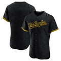 Elroe LA.Dodgers Blank Player Black Snake Skin City Limited Elite Home Stitched Jerseys