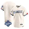 Elroe LA.Dodgers Blank Player Cream City Connect Limited Home World Series Meet Stitched Jerseys