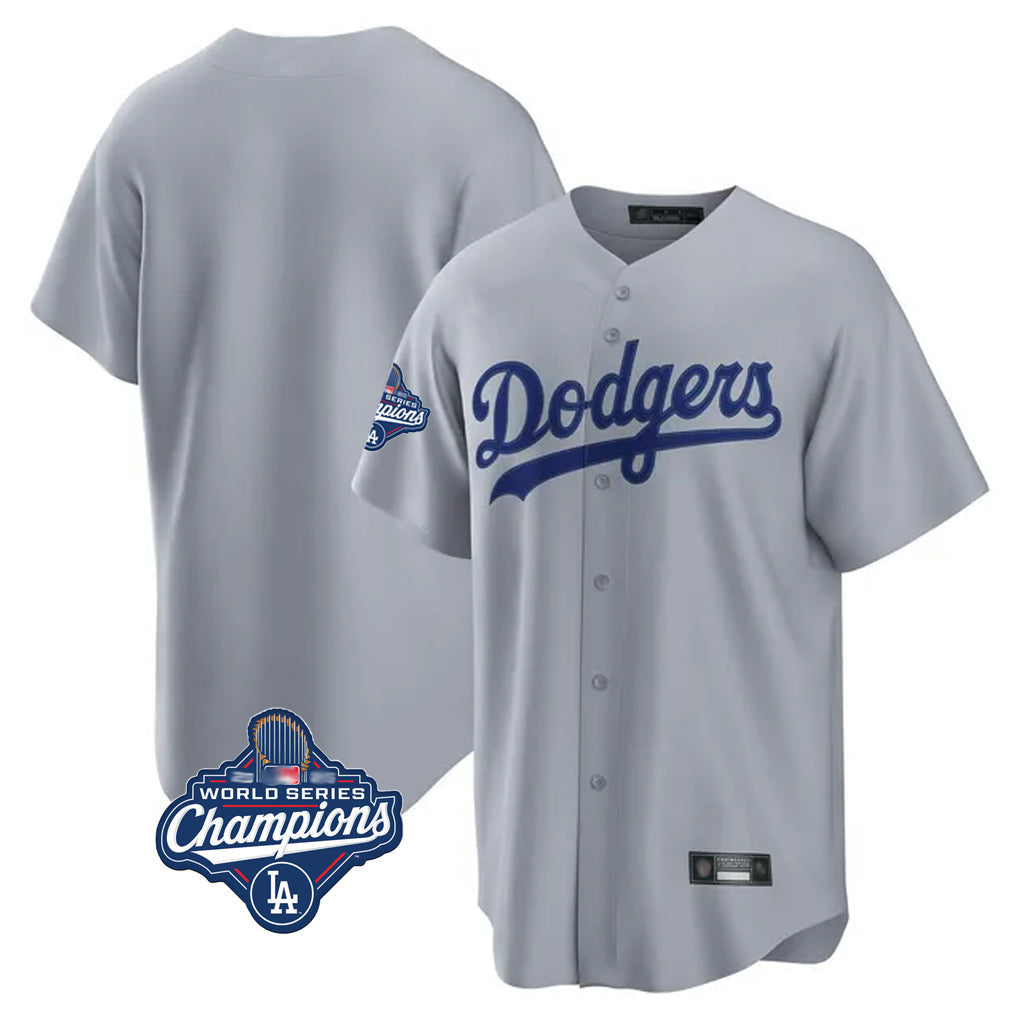 Elroe LA.Dodgers Blank Player Gray Game Home World Series Meet Stitched Jerseys