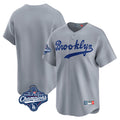 Elroe LA.Dodgers Blank Player Gray Game Limited Home World Series Meet Stitched Jerseys