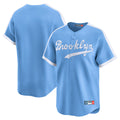 Elroe LA.Dodgers Blank Player Light Blue Cooperstown Collection Limited Stitched Jerseys